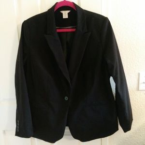 Liz Claiborne One Button Blazer